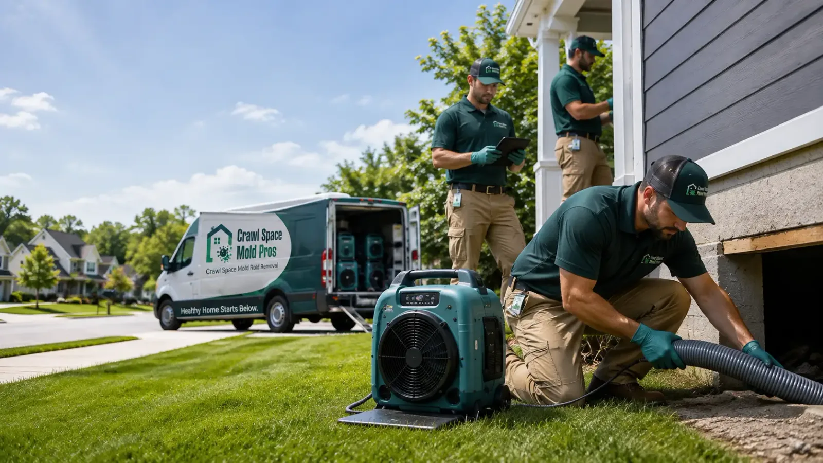 Crawl Space Mold Removal in Blacklick, OH